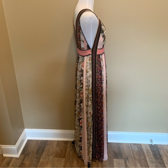 ZARA STUDIO SHIMMERY PATCHWORK DRESS - Picture 9 of 16